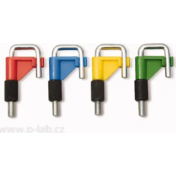 Svorka hadicová šroubovací (Rozteč (mm): 15, Barva: červená, Balení (ks): 1)