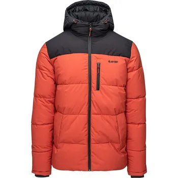 Pánská Zimní prošívaná bunda HI-TEC GOLDECK M000221883 – Oranžová XL