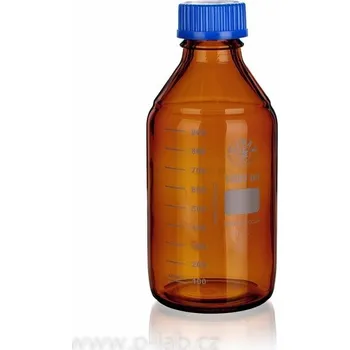 Láhev se šroubovacím uzávěrem hnědá | SIMAX® (Objem (ml): 100, Průměr (mm): 56, Uzávěr : GL 45, Výška (mm): 106, Balení (ks): 1)