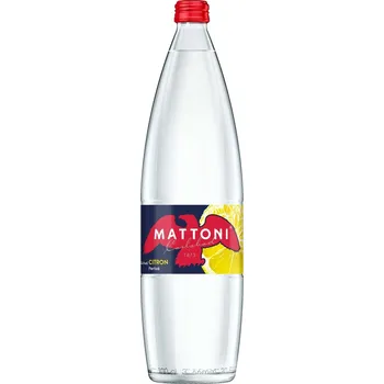 Voda Mattoni Minerální voda perlivá citron sklo