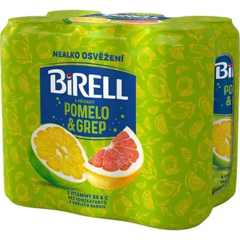 Pivo Birell Pomelo & grep nealkoholický 6×0,5 l plech