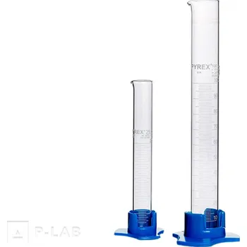 Válec odměrný vysoký třídy B | PYREX® (Objem (ml): 25, Dělení (ml): 0,5, Tolerance (ml): ±0,50, Výška (mm): 175, Balení (ks): 1)