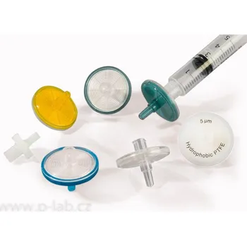 paleta Nástavec filtrační nesterilní - 30 mm (Porozita (µm): 0,45, Materiál membrány: PVDF, Materiál pouzdra: PP, Balení (ks): 100)
