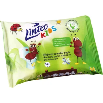 Toaletní papír Linteo Kids Vlhčený toaletní papír 1vrstvý