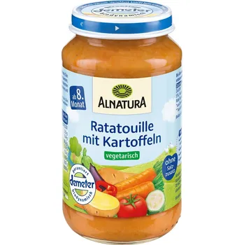 Dětská výživa Alnatura BIO Zeleninový příkrm s bramborem a cizrnovou moukou