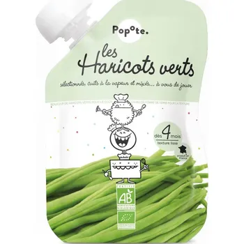 Dětská výživa Popote BIO Kapsička zelené fazolky