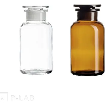 Prachovnice širokohrdlá se zábrusem a zátkou (Objem (ml): 2 000, Průměr (mm): 133, Výška (mm): 248, NZ: 60/31, Balení (ks): 1, Barva: Hnědá)