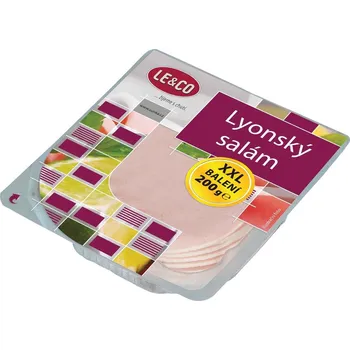 salám LE&CO Lyonský salám s obsahem masa 84 %