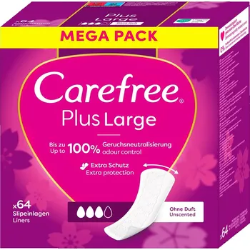 Menstruační vložka Carefree Plus Large slipové vložky