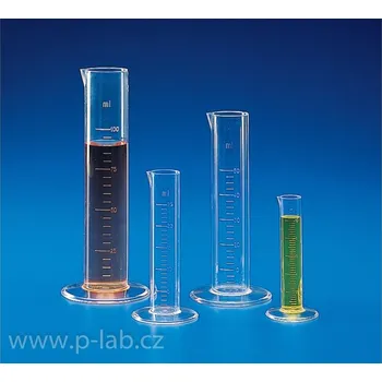 Válec odměrný nízký PP a TPX s reliéfní stupnicí (Objem (ml): 2 000, Dělení (ml): 50, Vnější průměr (mm): 93, Vnitřní průměr (mm): 88, Výška (mm): 375, Balení (ks): 1, Materiál válce: TPX)