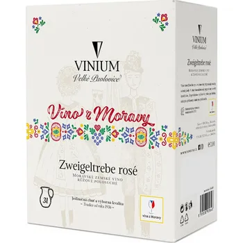 Víno Vinium Zweigeltrebe rosé BiB
