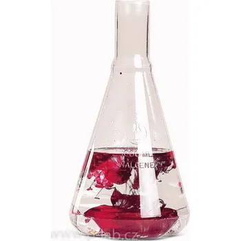 Baňka Erlenmeyerova kultivační PC se záhyby (Objem (ml): 250, Hrdlo: ohrnutý okraj, Balení (ks): 1)