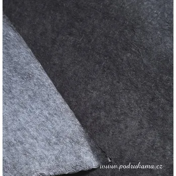 Umělecký papír Olino Paperworks Int BV Nepálský ruční papír Lokta - černá Velikost: 23x32 cm