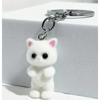 Přívěsek na klíče s kočkou