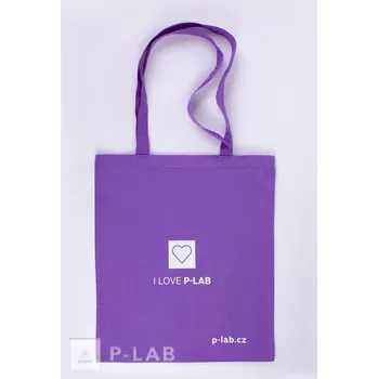 Plátěná taška s extra dlouhými uchy v ikonické fialové barvě (Barva: fialová)