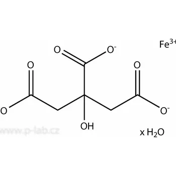 Hnojivo CITRONAN ŽELEZITÝ HYDRÁT (Čistota: čistý, Balení: 500 g)