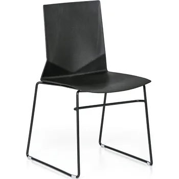 Jídelní židle Plastová jídelní židle CLANCY, černá