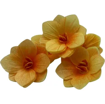 Čokoláda Hospodyňkám.cz Jedlý papír 3D hortenzie medová 6ks