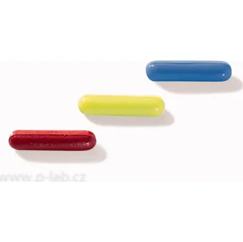 Míchadlo magnetické MIKRO (Délka (mm): 13,0, Průměr (mm): 3,0, Barva: žlutá, Balení (ks): 1)