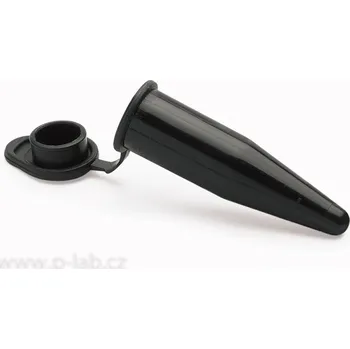 Laboratorní baňka Mikrozkumavka 1,5 ml černá (Popis: Černá mikrozkumavka 1,5 ml, Balení (ks): 500)