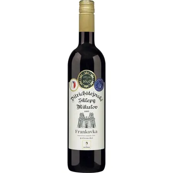 Víno Ditrichštejnské sklepy Mikulov Frankovka Moravské zemské víno