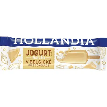 Čokoláda Hollandia Jogurtová zmrzka v belgické bílé čokoládě