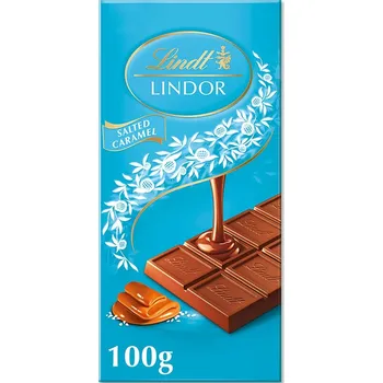 Čokoláda Lindt LINDOR Tabulková slaný karamel
