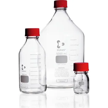 Láhev se šroubovacím PBT uzávěrem | DURAN® (Objem (ml): 2 000, Průměr (mm): 136, Výška (mm): 265, GL: 45, Balení (ks): 1)