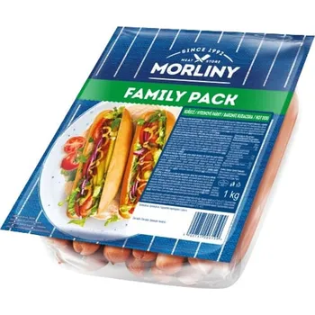 párek, klobása, špekáček Morliny Kuřecí loupací párky - family pack