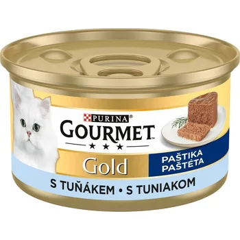 Pro kočku Gourmet Gold konzerva pro kočky tuňák paštika