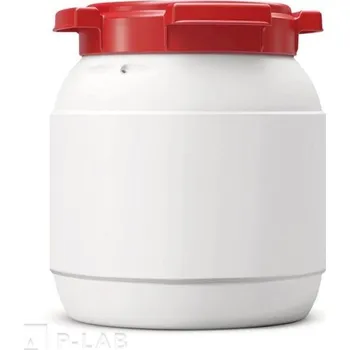 Nádoba na sypké a pastovité substance HDPE (Objem (l): 10,0, Průměr (mm): 274, Výška (mm): 238, Vnitřní průměr hrdla (mm): 203, Balení (ks): 1)