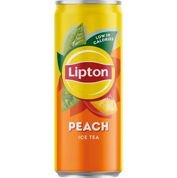 Čaj Lipton Ledový čaj černý broskev plech