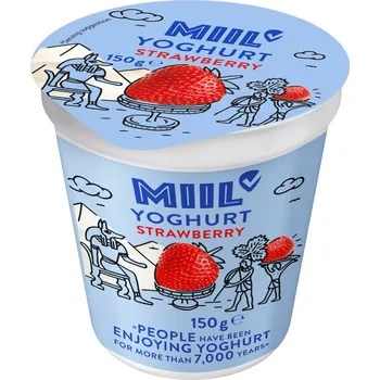 Miil Krémový jogurt jahodový