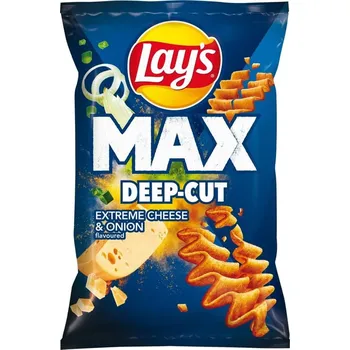 Chips Lay's Max s příchutí sýra a cibulky
