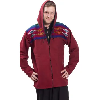 Teplá pánská bunda VIKRAM červená VII. XL