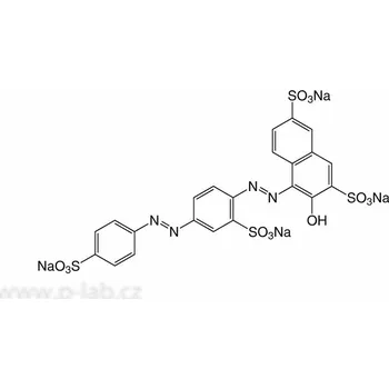 Průmyslové lepidlo PONCEAU S (Čistota: pro histologii a elektroforézu, Balení: 10 g, Obal: sklo)