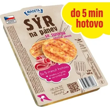 Madeta Sýr na pánev se šunkou, 2 ks