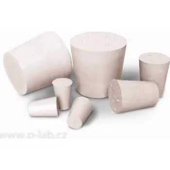 Zátka z přírodní gumy (Průměr dolní (mm): 29,0, Průměr horní (mm): 35,0, Výška (mm): 30,0, Balení (ks): 5, Barva: Červená guma)