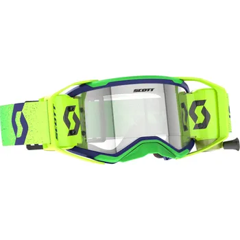 Motocyklové brýle Motokrosové brýle SCOTT Prospect 2.0 WFS fialovo-fluo žluté s čirým plexi