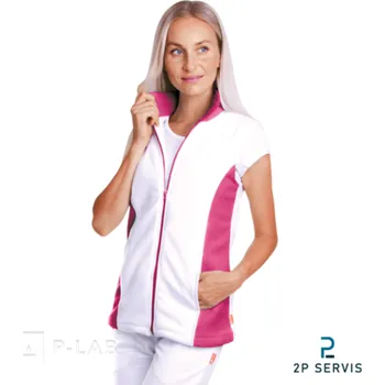 Dámská vesta Vesta fleecová dámská (Barva: bílá/mentol, Velikost: XXXL, Balení (ks): 1)