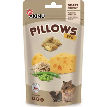 Krmivo pro hlodavce Akinu Pillows polštářky se sýrem pro hlodavce