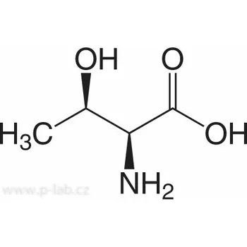 Průmyslové lepidlo L-THREONIN (Čistota: min 99 %, Ph. Eur., pro biochemii , Balení: 250 g)