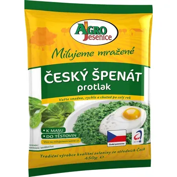 Zelenina Agro Jesenice Český špenát protlak