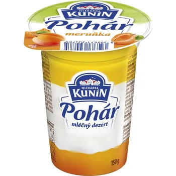 Mlékárna Kunín Pohár mléčný dezert s příchutí meruňka