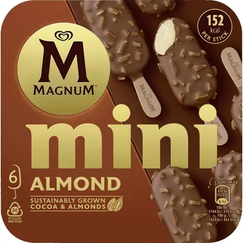 Zmrzlina Magnum Mini Almond nanuk multipack (6×55 ml)