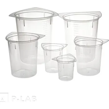 Kádinka nízká jednorázová PP se 3 odkapávacími rohy | SIMPORT (Objem (ml): 250, Dělení (ml): 10, Průměr (mm): 78 , Výška (mm): 90, Balení (ks): 10)