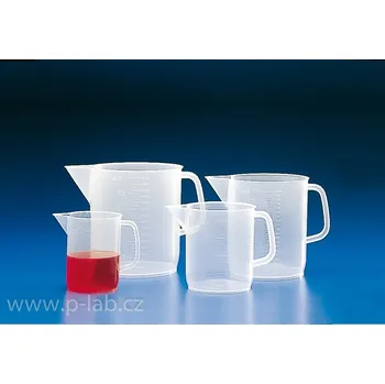 Džbánek odměrný nízký PP | KARTELL (Objem (ml): 3 000, Dělení (ml): 100, Průměr (mm): 165 , Výška (mm): 180, Balení (ks): 1)