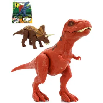 Figurka Dinosaurus interaktivní pravěký ještěr na baterie plast Zvuk 4 druhy