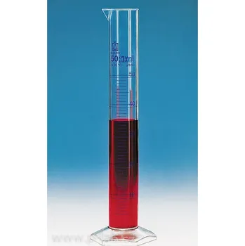 Válec odměrný vysoký TPX třídy A s modrou stupnicí | BRAND (Objem (ml): 250, Dělení (ml): 2,0, Tolerance (&plusmn ml): 1,0, Vnější průměr (mm): 42, Vnitřní průměr (mm): 38, Výška (mm): 313, Balení (ks): 1)