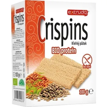Trvanlivě pečivo Extrudo Crispins BIO protein křehký plátek